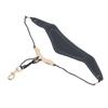 Saxophone Neck Strap Leather Breathable Adjustable Y Shape for Sax with Metal Swivel Snap Hook
