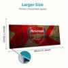 Arsenal F Large Size Mouse Pad Large Gaming Table Cushion Non-slip Laptop Tablet Big Mousepad XXL Mat Mini PC Playmat With Lock edge