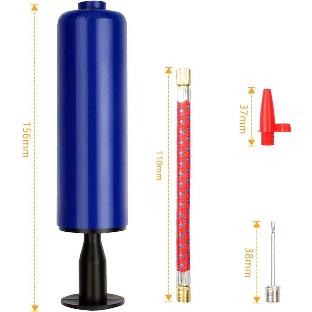 Ball Air Ball Pump Hand Swim Inflatable Easy To Water Sports Ball Includes 1 Extension 9 and 1 Air Nozzle Pump, Pump, Kit, Pump, Pump, Lightweight,