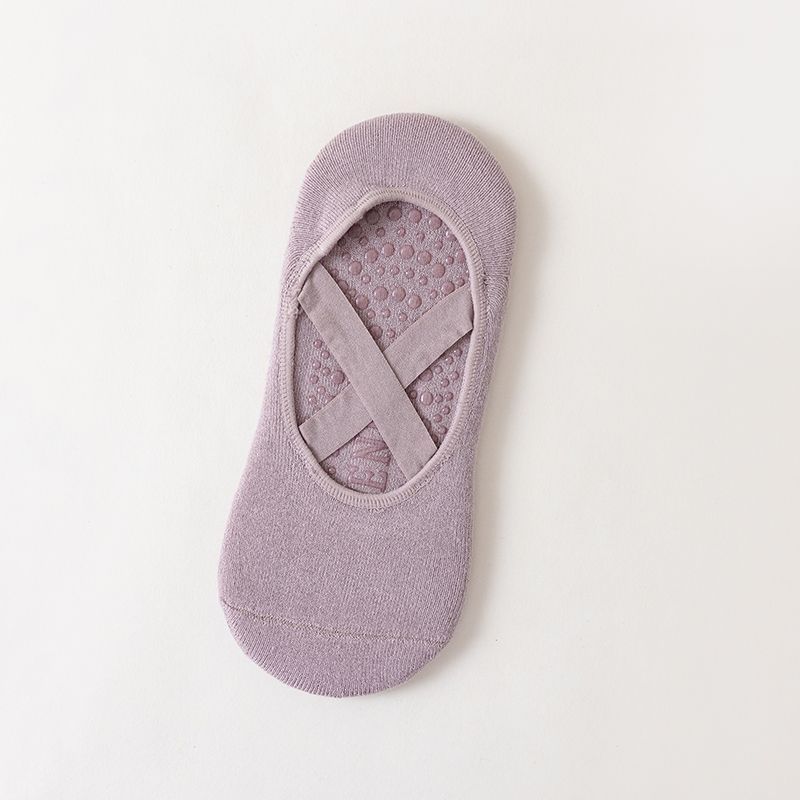 Women Yoga Anti-slip Socks Ladies Ventilation Ballet Dance Gym Fitness Pilates Cotton Socks