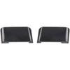 Для Toyota Land Cruiser LC100 FJ100 1998 1999 2000 2001 2002 Черный Внешний Багажник на Крышу Релинги Защитная Накладка на Центральную Часть Багажника Автоаксессуары 2 шт.
