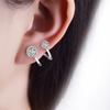 Zirconia Ear Clips Earrings Women Fashion Party Jewelry Sparkling Accessories Daily Wear Gift for Girlfriends