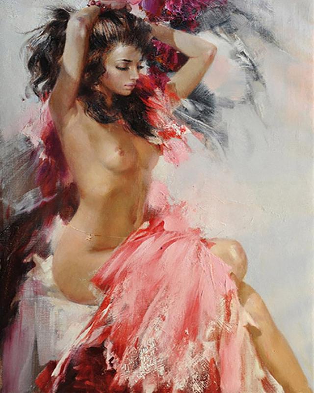 Полный круглый/квадратный 5D DIY Алмазная картина Сексуальная женщина Алмазная вышивка Стразы Абстрактное искусство Мозаика Картина