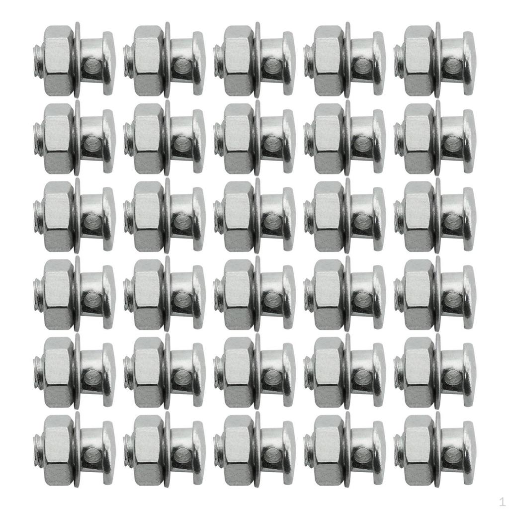 30 штук Регулятор тормозного троса Зажим Анкерный болт Болты Фиксация,Регулятор,Крепление,Блокировка