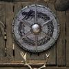 Medieval Larp Warrior Wood & Steel Viking Round Shield Armor Templar Shield