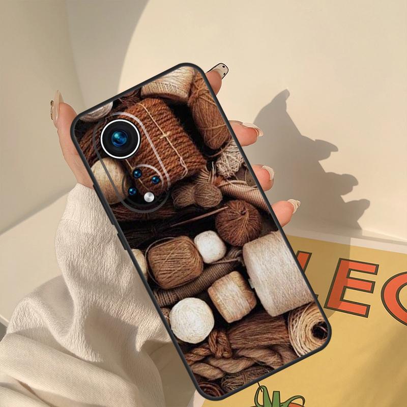 Чехол для шитья, вязания крючком и спицами Для Honor Magic 8 Pro 5 6 7 Lite Чехол Для Honor 400 200 90 70 50 X8a X8b X9a X9b X9c