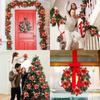 Large Artificial Christmas Flowers Glitter Xmas Tree Ornaments DIY Wreath Simulation Floral Wedding New Year Party Home Decor