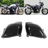 2 Pcs Carbon Fiber Style ABS Carburetor Side Cover Replacement for CB 400 CB400 VTEC 1999‑2007