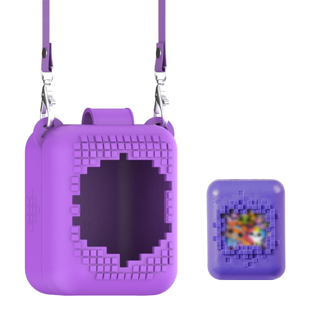 Silicone Case Anti-Scratch Protective Skin Sleeve Washable Protective Skin Cover for Bitzee Interactive Digital Pet and Case