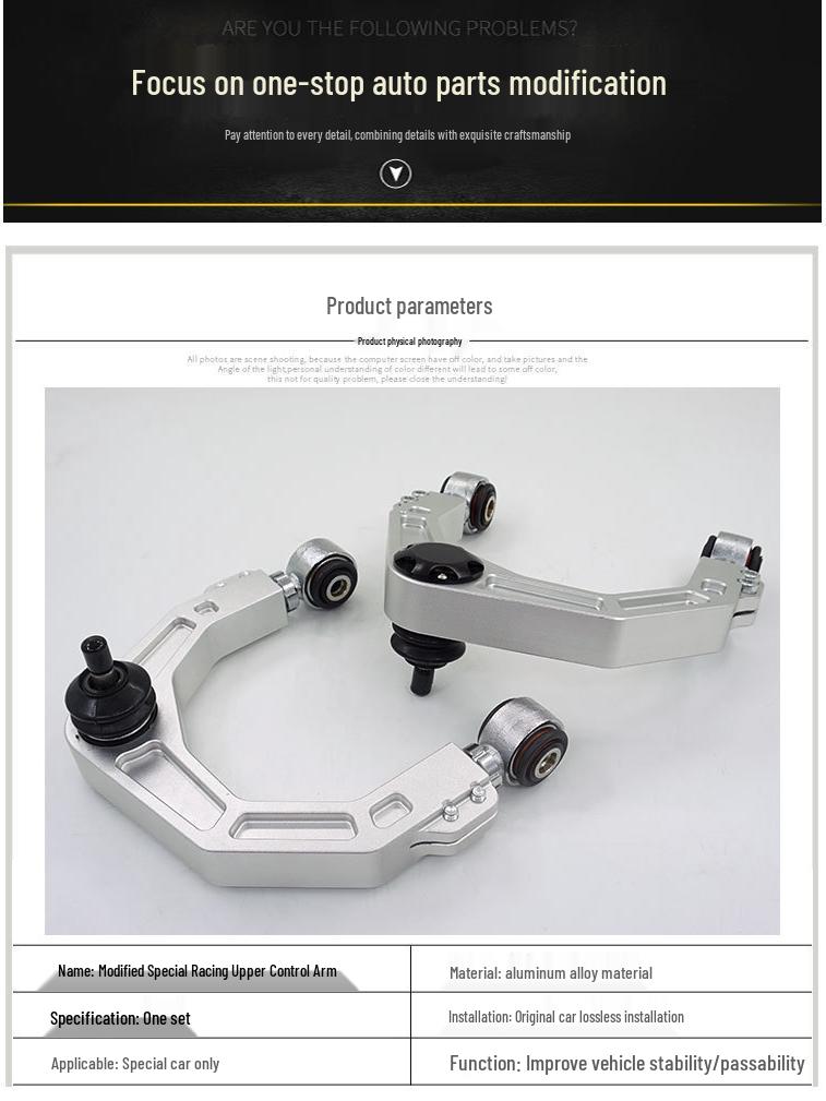 Adjustable Aluminum Alloy Upper Control Arm for Pajero V73-V98 Models