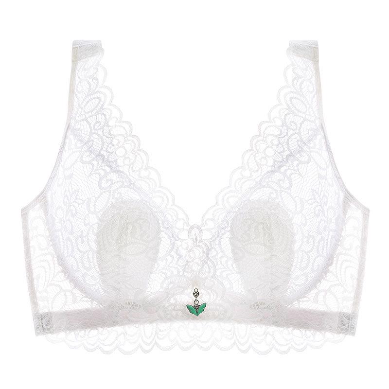 Мода ультратонкий полный чашечка большого размера нижнее белье женщины собирают и регулируют кружева сексуальный тонкий бюстгальтер