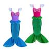 Girls' Sequin Cap Sleeve Mermaid Princess Dress