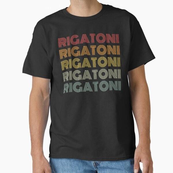 Rigatoni Retro Style Classic Tshirt Tshirt Made In Usaus Size S2xl