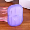 1pc R Soap Convenient Washing Hand Bath Soap Flakes Travel Portable Scented Slice Sheets Foaming Box Paper