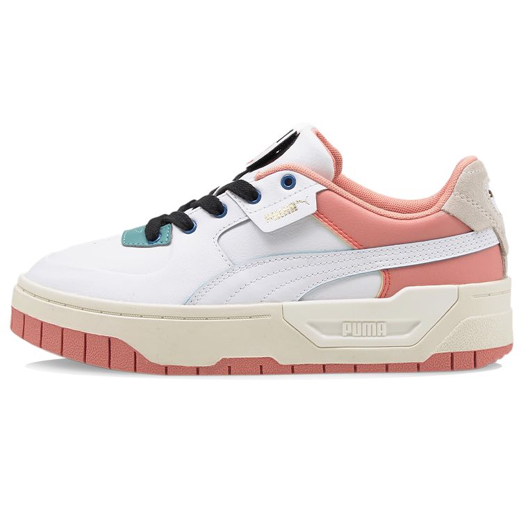 Puma Cali Dream Go For Dream Leather Suede Casual Versatile Low-Top Sneakers Women Sneakers Pink White 385716-01