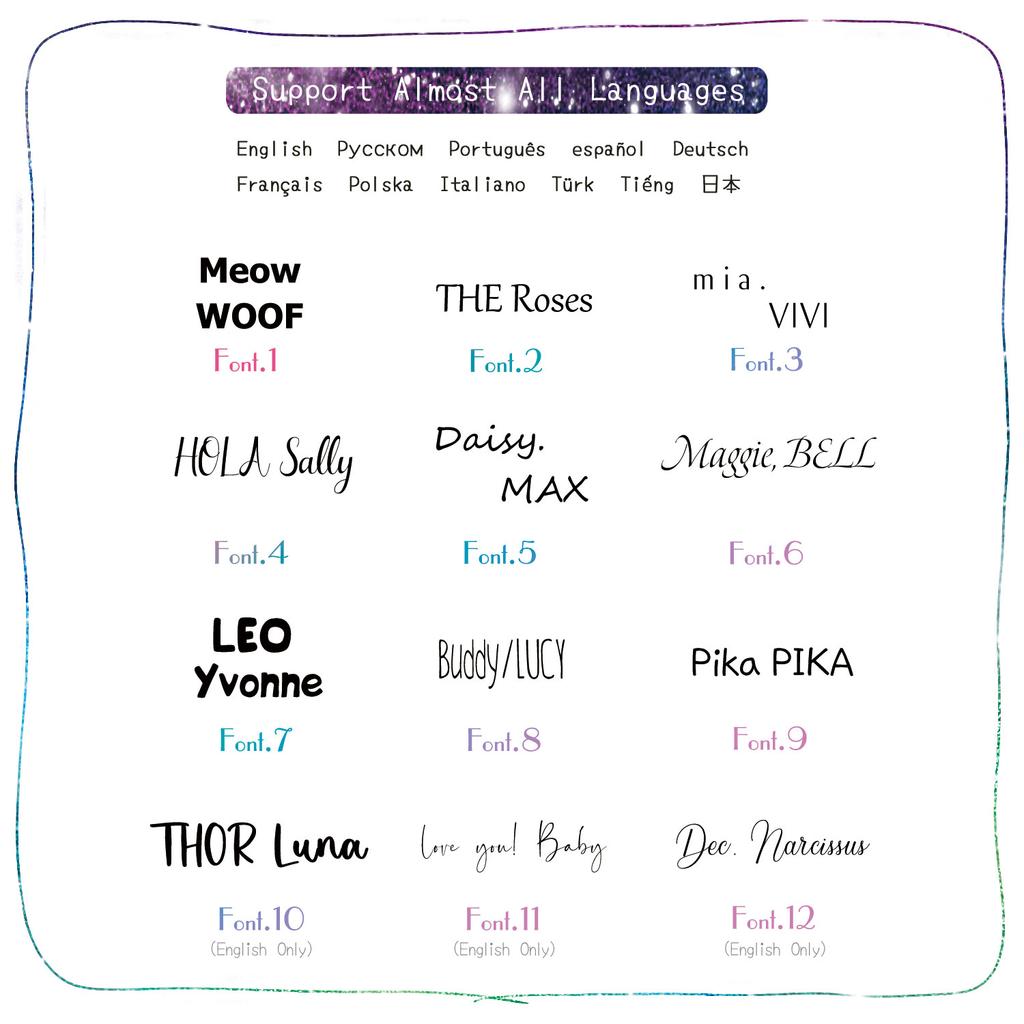 Персонализированный ID-жетон для кошки собаки MW007 Имя с милыми символами Гравировка спереди и сзади для пользовательского ошейника питомца Металлический шарм против потери