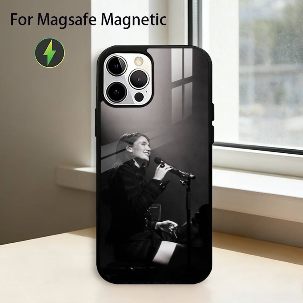Sienna Spiro S-Singer Phone Case For iPhone17,16,15,14,13,12,11 Plus,Pro Magnetic For Magsafe Wireless Charging