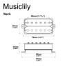 Musiclily 50 мм гитарный хамбакер звукосниматель для гитары хамбакер Zebra Neck,