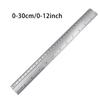 Ruler Aluminum Alloy Dual Scale Straight Ruler 1Pc