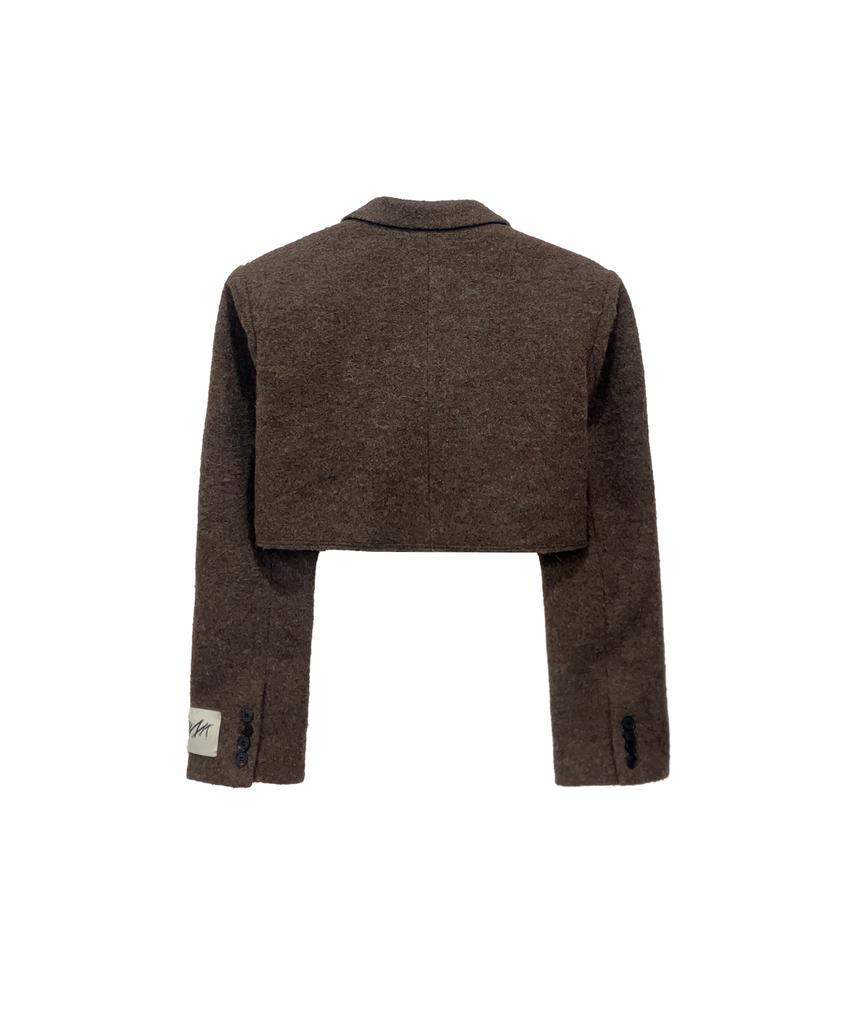MMAM Wool Classic Cropped Blazer