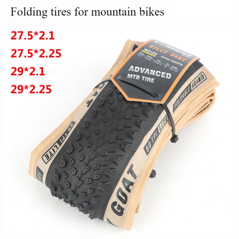 Mountain Bike Folding Tire Bicycle Yellow Edge Outer Tire 27.5/29 Mountain Horse Anti Stab Off Road Tire