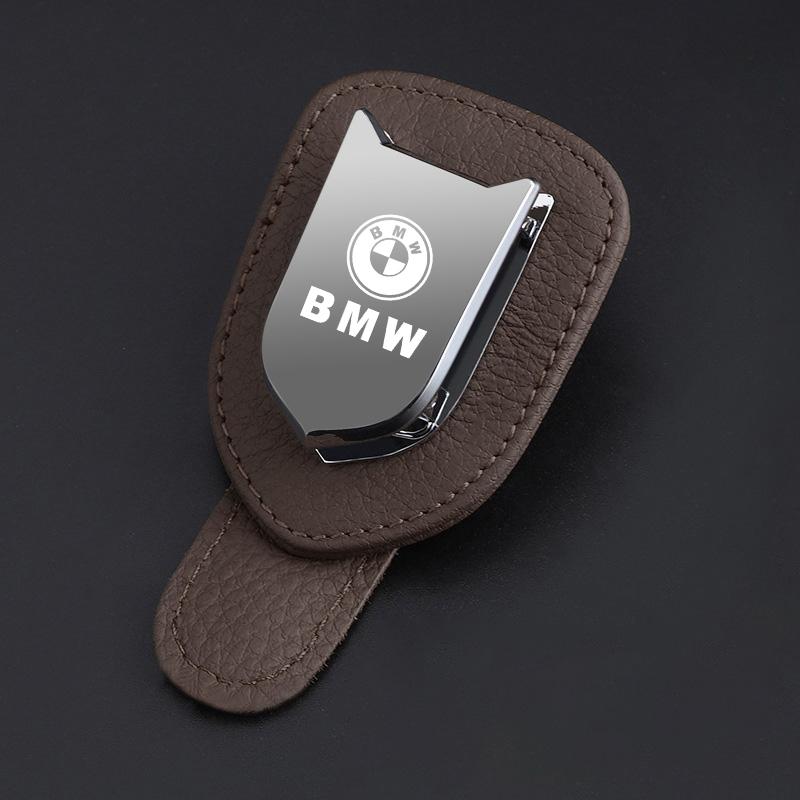 Car Sunglasses Holder Multi-Function Sun Visor Eyeglass Clip For BMW F10 X5 X6 E28 E90 F20 GT G05 G11 i3 i4 G07 F39 F02 M3 M4 M5 XN9