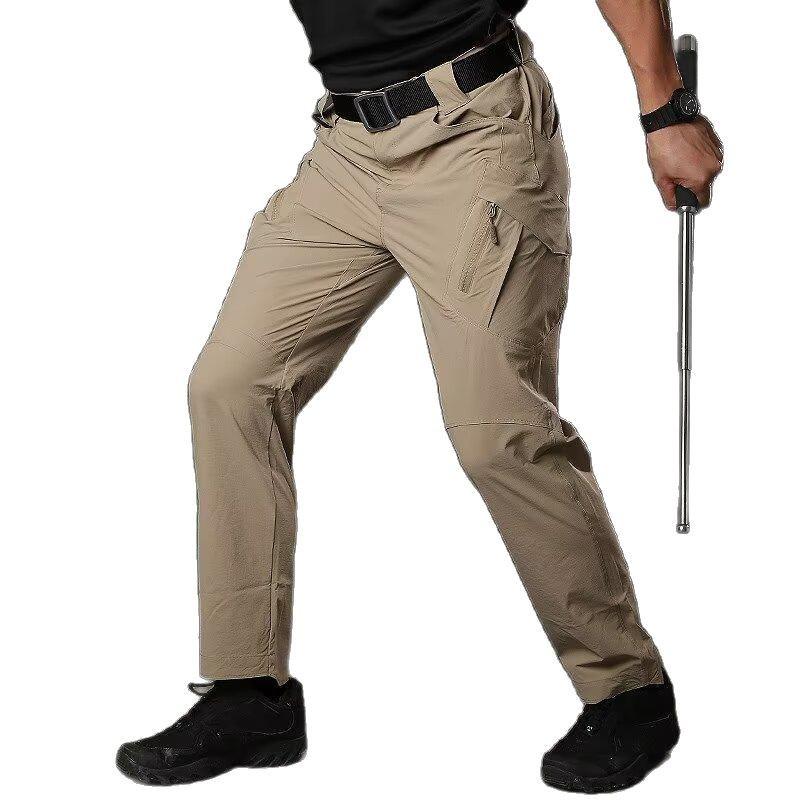 Lightweight Quick-Dry Outdoor Tactical Pants – Breathable, Waterproof, Multi-Pocket Windbreaker