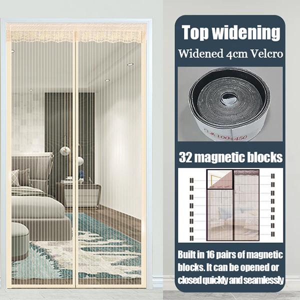 Summer Door Screen Netting Curtains Anti Mosquito Fly Bug Insect Door Curtains Kitchen Bedroom Curtains Netting For Door