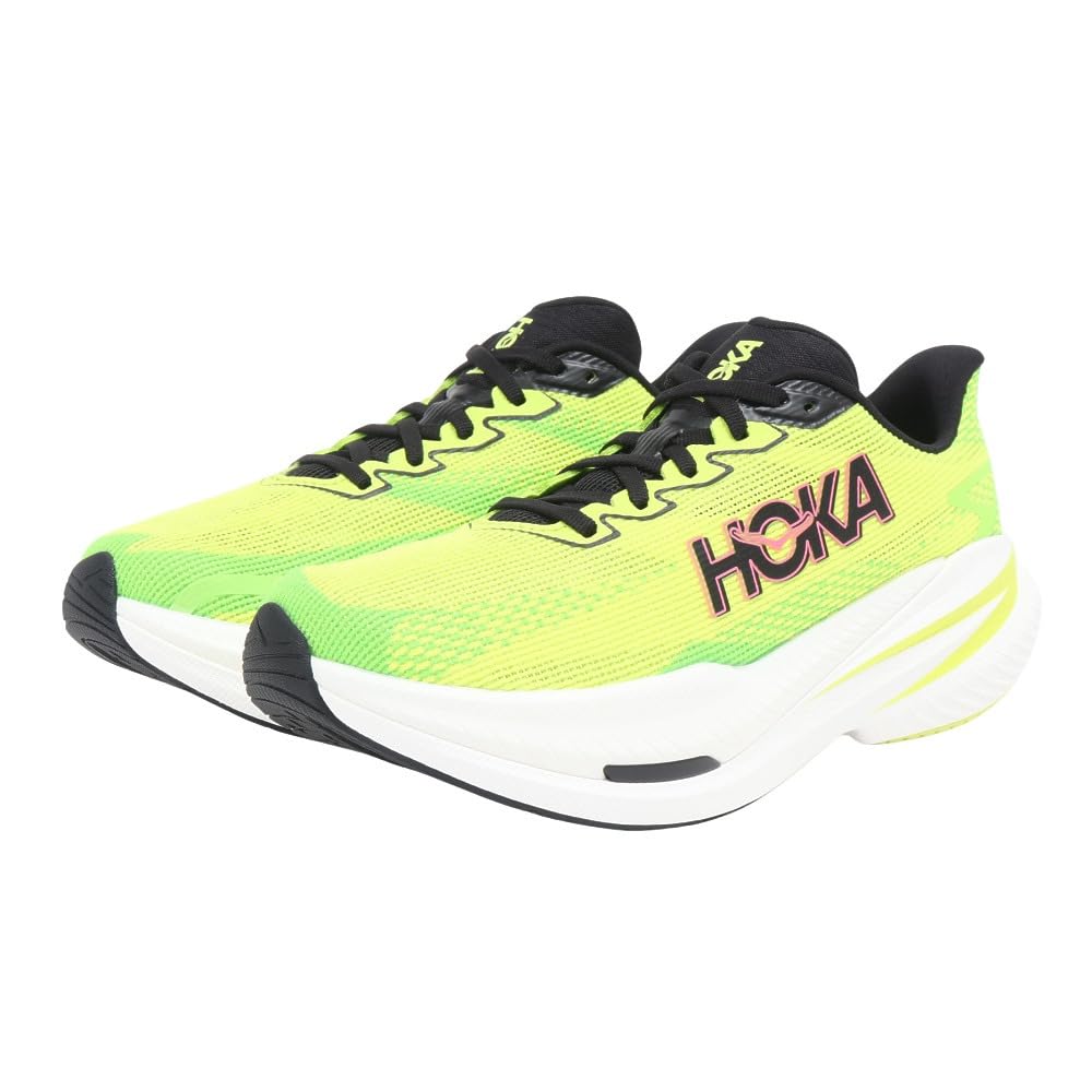 Hoka One One Mach X 3 Running Hoka Size Men's Shoes, Neon, Citrus/Neon Lime, 26.5 (US 8.5), 1168720-NNHK