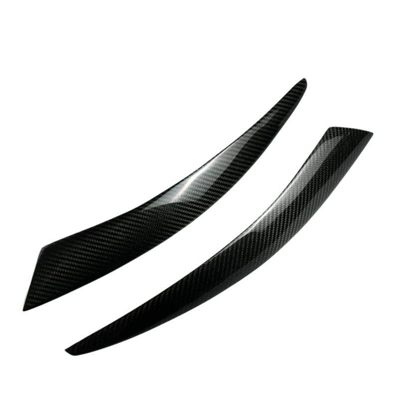 For Bmw Z4 E85 2002-2008 Front Headlight Carbon Fiber Trim Sticker Eyebrow Eyelid Car Head Light Accessories