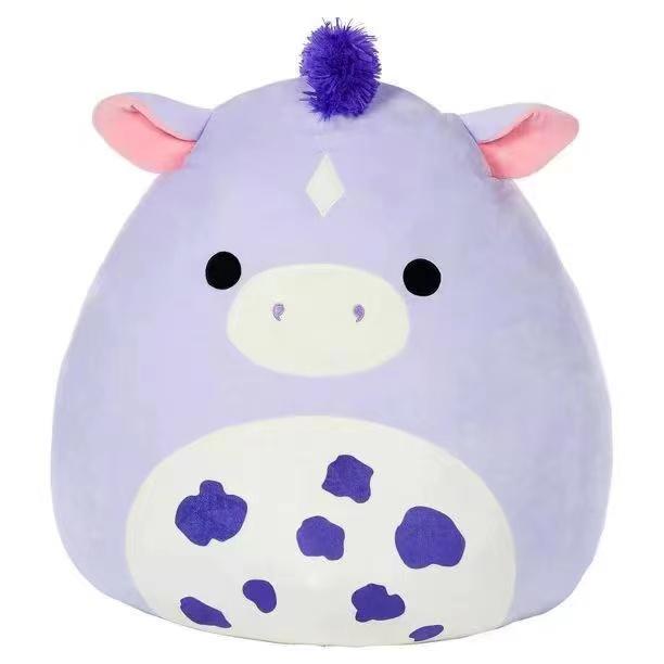 Мягкие игрушки Squishmallows, 20 см, бирюзовый, зеленый, розовый, Анастасия, плюшевая кукла, мягкая подушка Squishmallow для