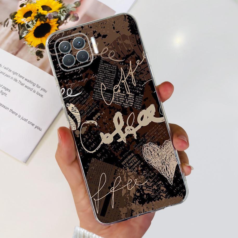Чехол для OPPO Reno 4 Lite CPH2125 Чехол для телефона Милый Мультяшный Мягкий Силиконовый Задняя Крышка Для OPPO F17 Pro CPH2119 Coque A93 2020 Funda