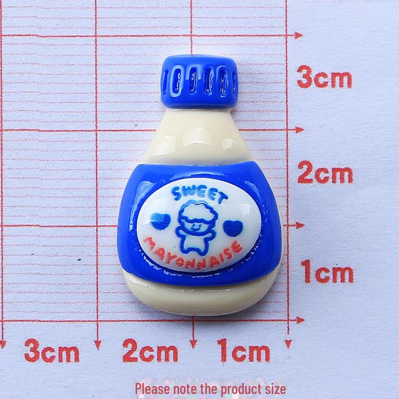 Мультяшная креативная бутылка для приправ: Аксессуары из кремовой клеевой смолы для пряжек и шпилек для волос своими руками