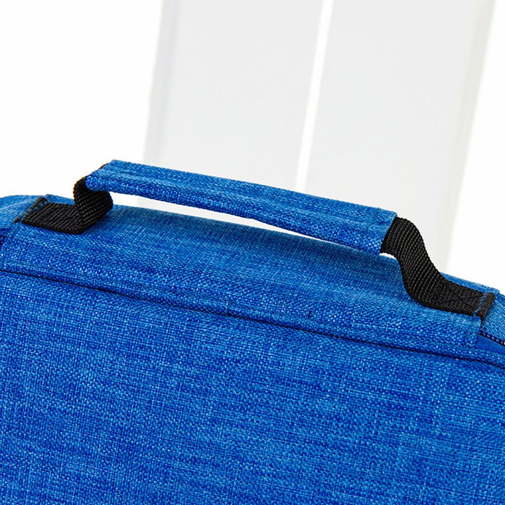 72 Holes Pencil Case Portable 4 Layers Large Capacity Zipper Marker Pen Case Art Markers Canvas Storage Bag Portable