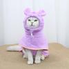 Adjustable Cats Drying Coat Absorbent Pet Bathrobe Towel Dog Fast Drying Hooded  Corgi