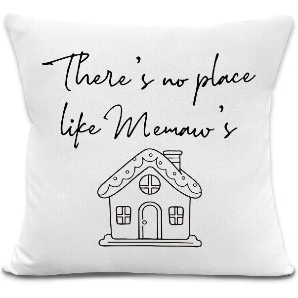 Papaw's Gifts Throw Pillow Covers, Birthday Gifts for Papaw Fathers Day,There's No Place Like Papaw's Decorative Pillowcases Cushion Cases for Living