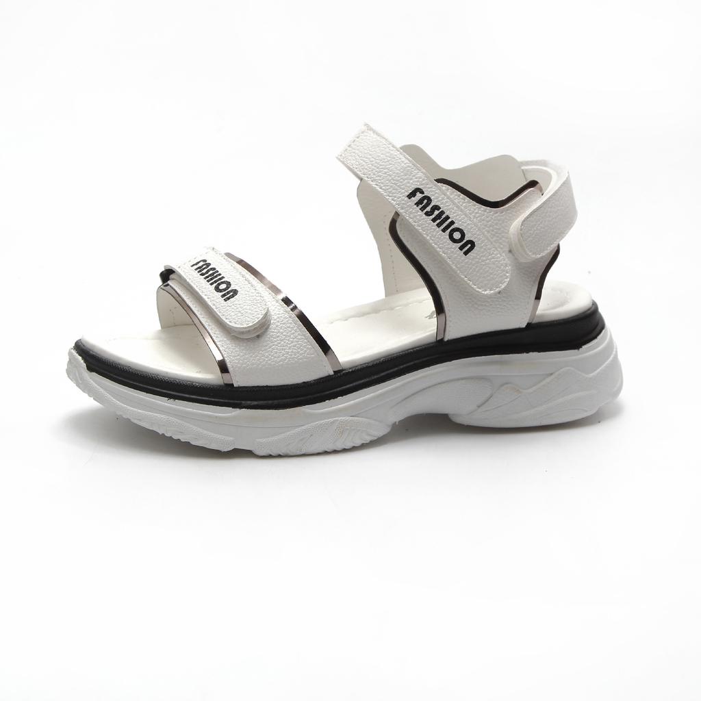 Босоножки Женские Летние Повседневные Студенческие Туфли на Платформе Велкро Плоский Каблук Спортивные Сандалии Женские