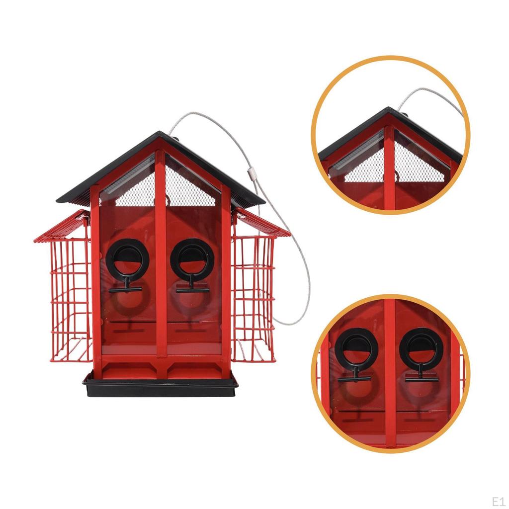 Bird Feeder Feeding Dish Tray,Decorative,Metal,Feeding Station,Hummingbirds for Yard Garden