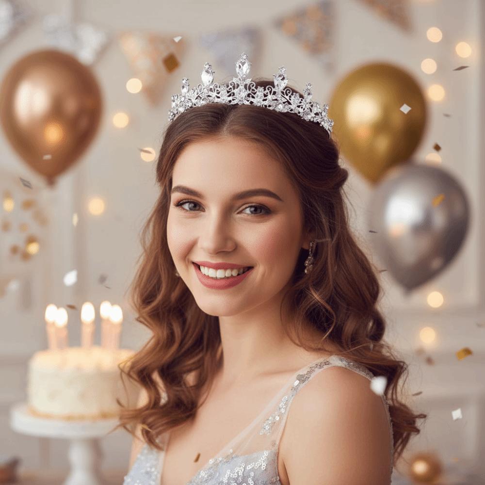 Сверкающая Свадебная Корона Стразы Королева Принцесса Тиара Красивая Барокко Корона для Конкурса День Рождения