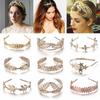 Headpiece Hair Jewelry Tiara Bride Headbands Leaves Hair Bands Wedding Hair Accessories Hair Hoop