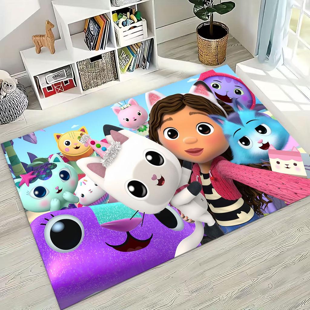 3D Мультяшная Милая Кукла Габби Дом Девочки Подарок Коврик для Спальни Гостиной Дивана Дома Придверный Коврик Декор, Большой Детский Нескользящий Напольный Коврик