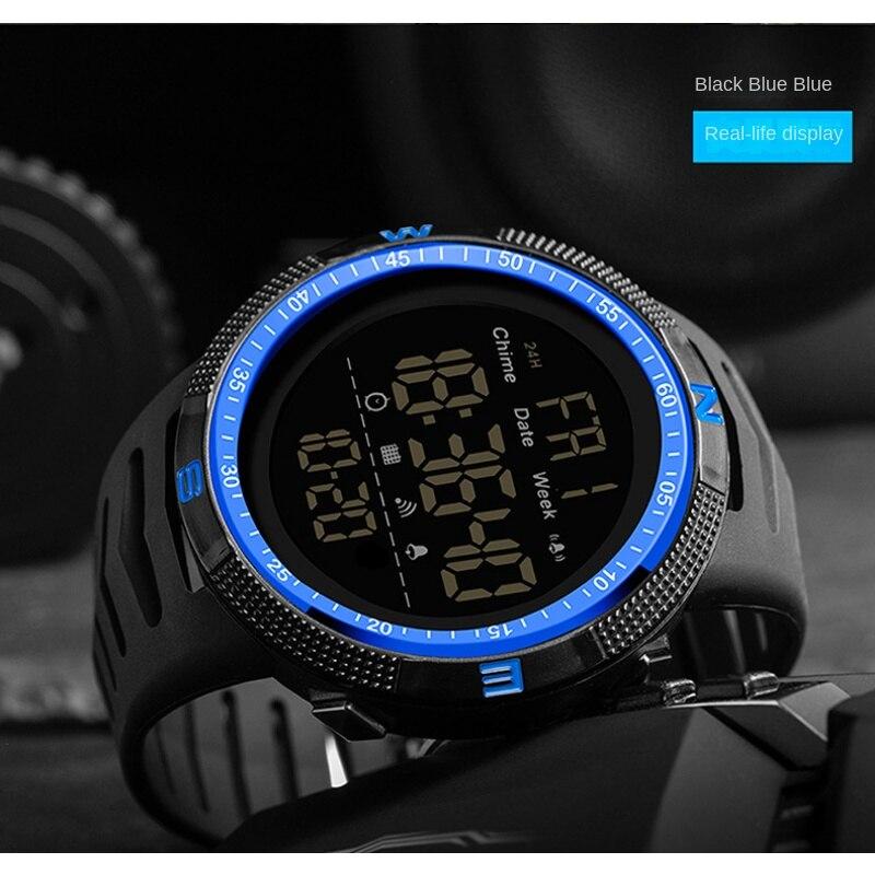 SANDA New Electronic Meter Movement Fashion Trend Men's Middle School Students Watch The Night Light Waterproof Watch