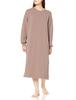 Gelato Pique Logo Sweat Dress Size F Women's PWCO214280, Brown,