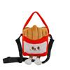 Doll Plush French Fries Handbag Crossbody Bag Shoulder Bag Casual Cartoon Hamburger Bag  Girl