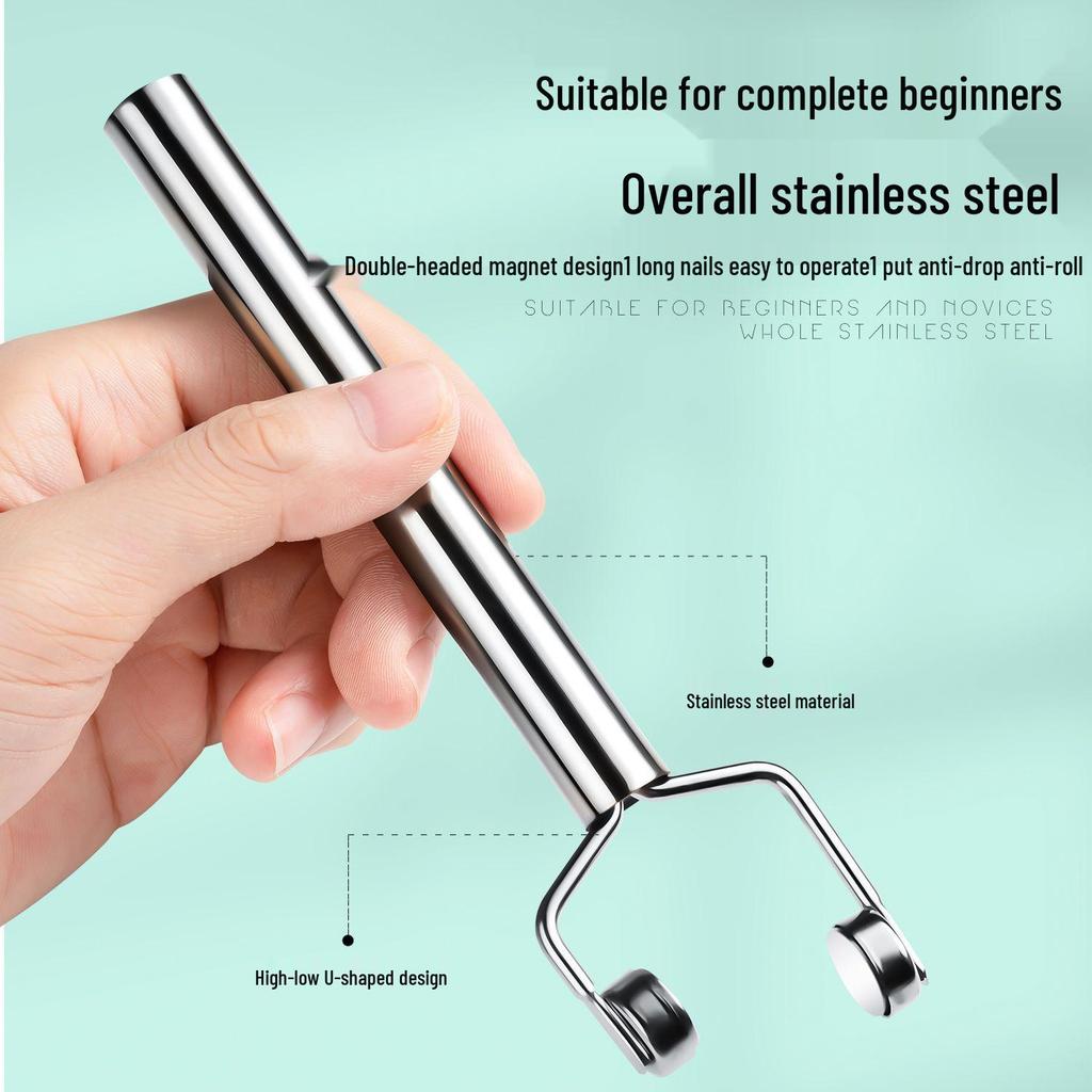 Y-Shaped Double-Headed Magnetic Stick for Cat Eye Gel Nail Polish Art