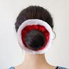 Yousheng 1/3/6Pcs Christmas Hair Ties Red White Velvet Hair Scrunchies Elastic Hair Band Ponytail Holder Glitter Sequins Snowflakes Hair Ropes