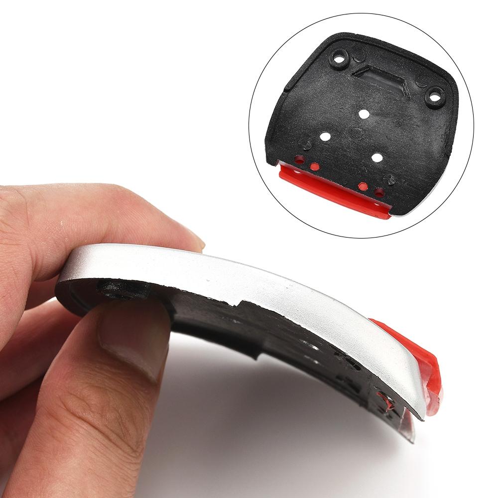 3 шт. ручные автомобильные нескользящие накладки на педали для ног, стильные педали тормоза, акселератора, сцепления, пластиковые автомобильные аксессуары