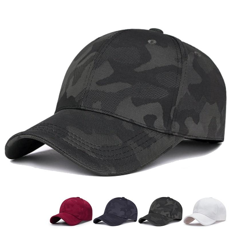Summer Unisex Casual Baseball Cap Camouflage Outdoor Leisure Wild Rebound Cap Cotton Golf Cap