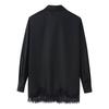 European and American style French women's clothing fashion versatile temperament casual lace shirt shorts set