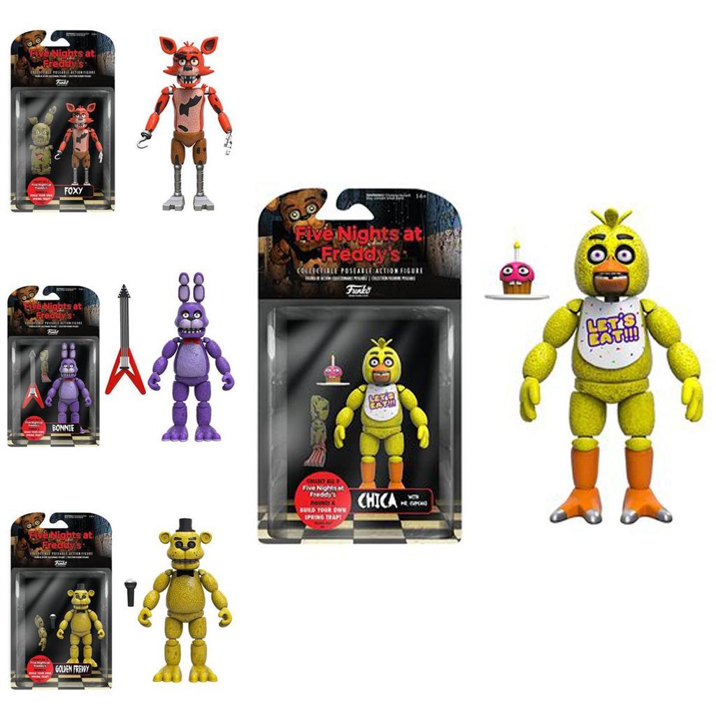 Fnaf Funko Пять Ночей с Фредди Подвижная Фигурка Золотой Фредди для Детей